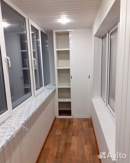 Отделка балконов и лоджий 