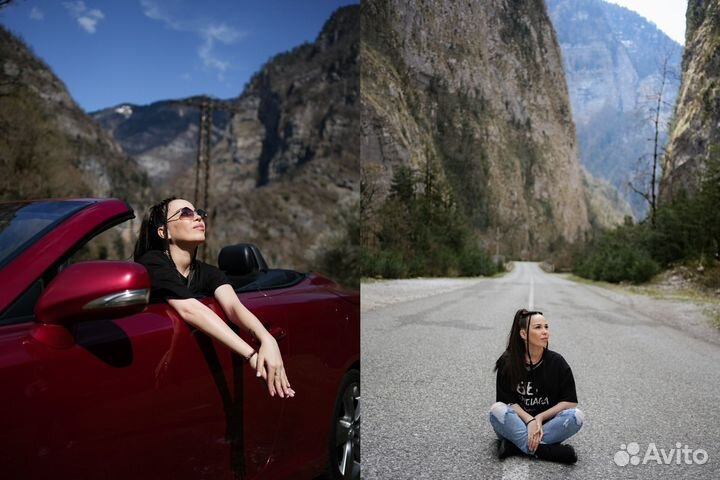 Фототур в Абхазию на кабриолете Lexus