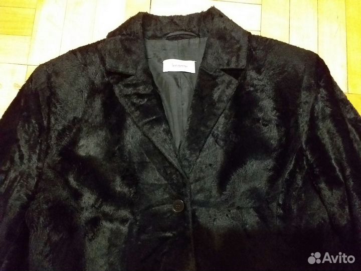 Пиджак женский 48 L мех искусственный