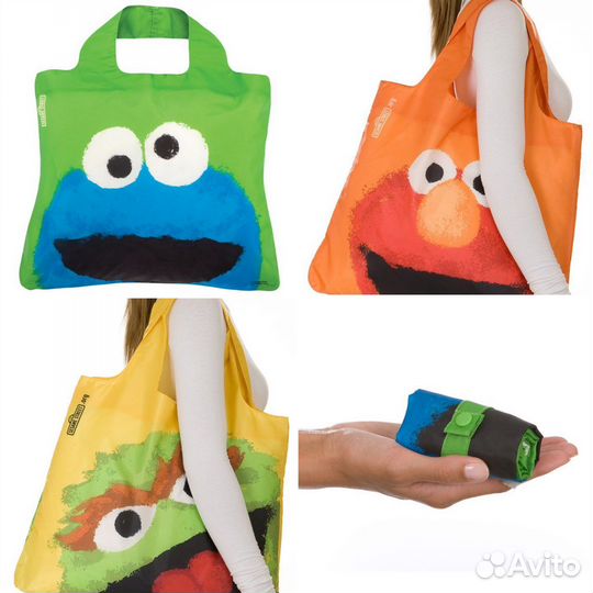 Экосумки Envirosax (Sesame Street)