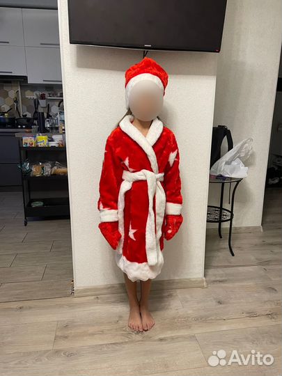 Костюм деда мороза детский