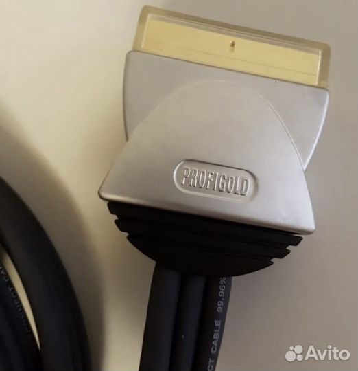 Кабель Scart Profigold 3RCA Composite Video audio)