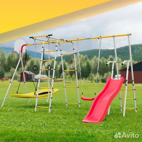 Детский спортивный комплекс Лесная поляна-3PRO №74