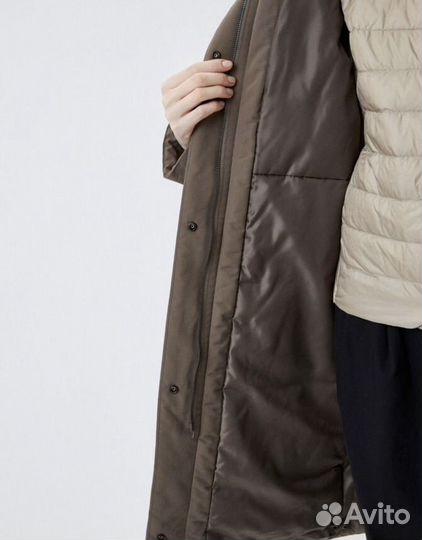 Uniqlo hybrid женская куртка, плащ, пуховик