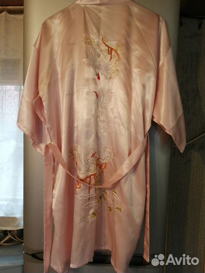 Женский халатик шелковый