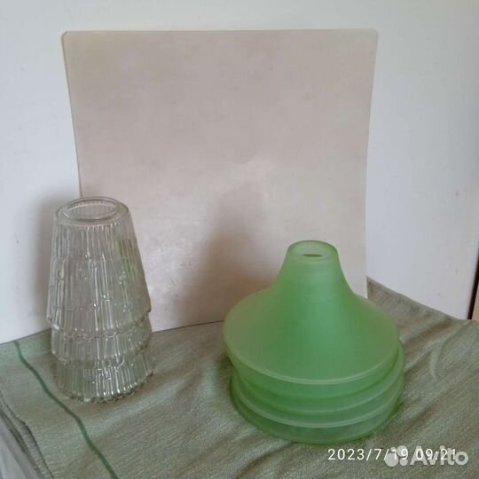 Плафоны стекло. винтаж