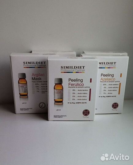 Пилинг в мини наборе Simildiet, 3 мл