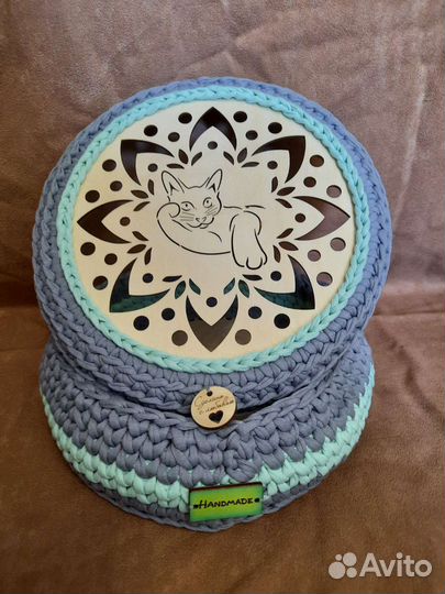 Вязаные корзинки