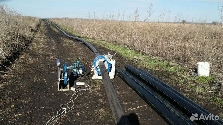 Монтаж, сварка пнд трубы, водопровод, канализация