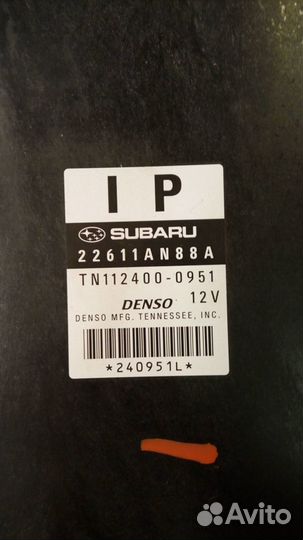 Блок управления двигателем Субару Трибека 3.6