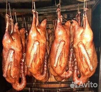 Утки, гуси копченые