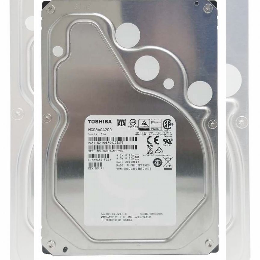 [MG03ACA200] Жесткий Диск Toshiba 2tb 7200 Sata3 Mg03aca200