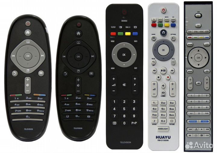 Пульты дистанционного управления TV SAT DVD