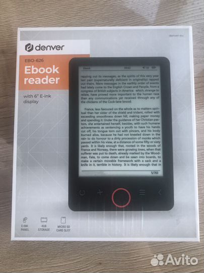 Denver EBO-626 электронная книга