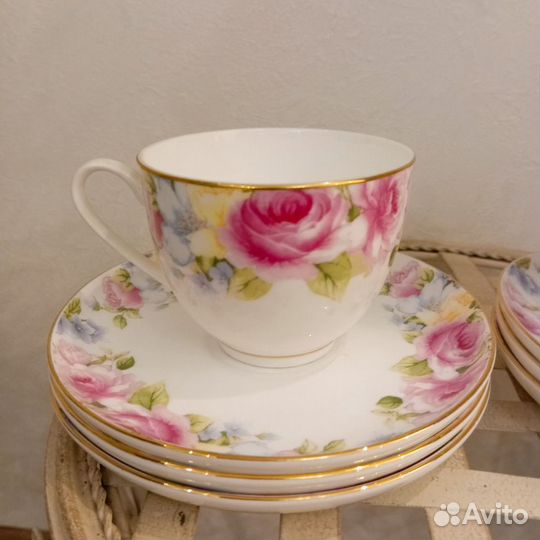 Кофейные чашки и блюдца Bohemia