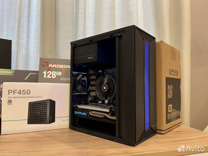 Игровой пк intel 10 ядер + rx 570 8gb 16 gb озу