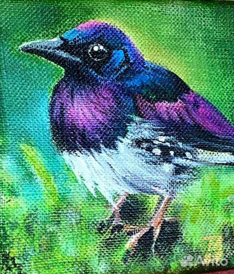 Картина акрилом на холсте. 