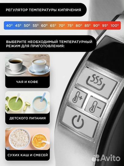 Чайник электрический умный новый