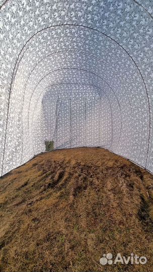 Мобильный ангар. Бескаркасная палатка