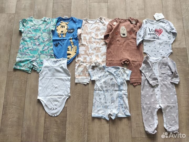 Детские вещи пакетом 80 86 92