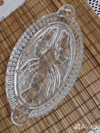 Блюдо хрустальное СССР