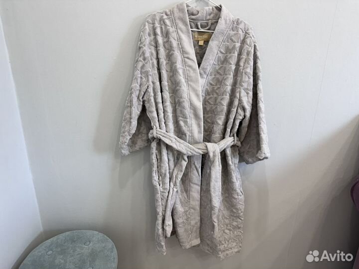 Халат michael kors logo cotton terry robe L/XL