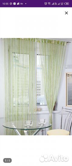 Штора лапша