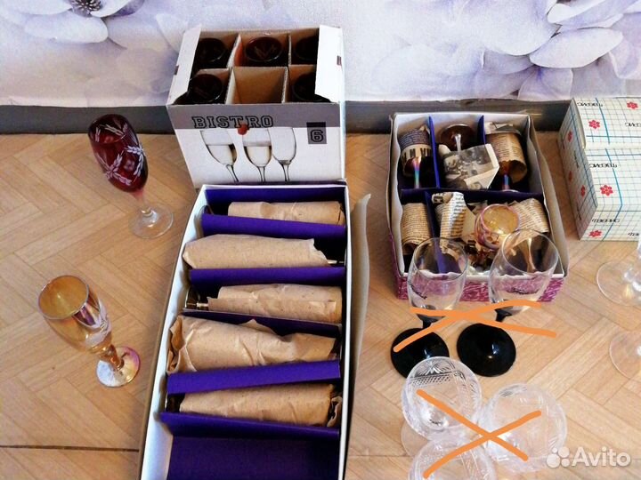 Хрусталь, стекло