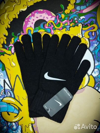 Перчатки Nike черные