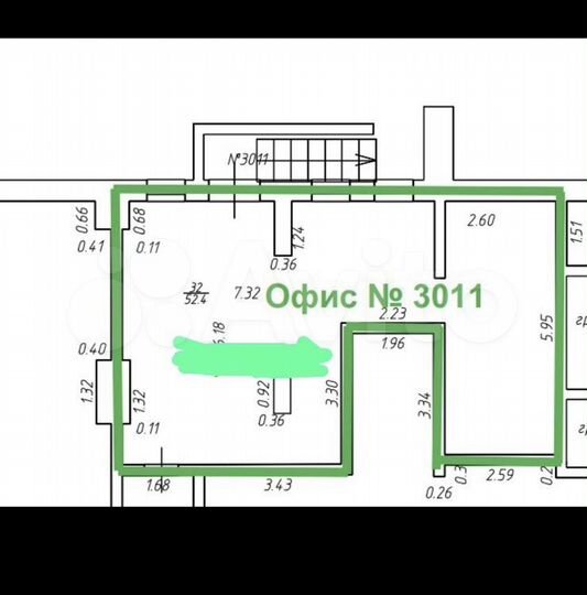 Свободного назначения, 55 м²