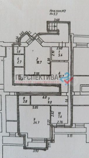 Продается нежилое помещение, площадью 93,5кв.м. на