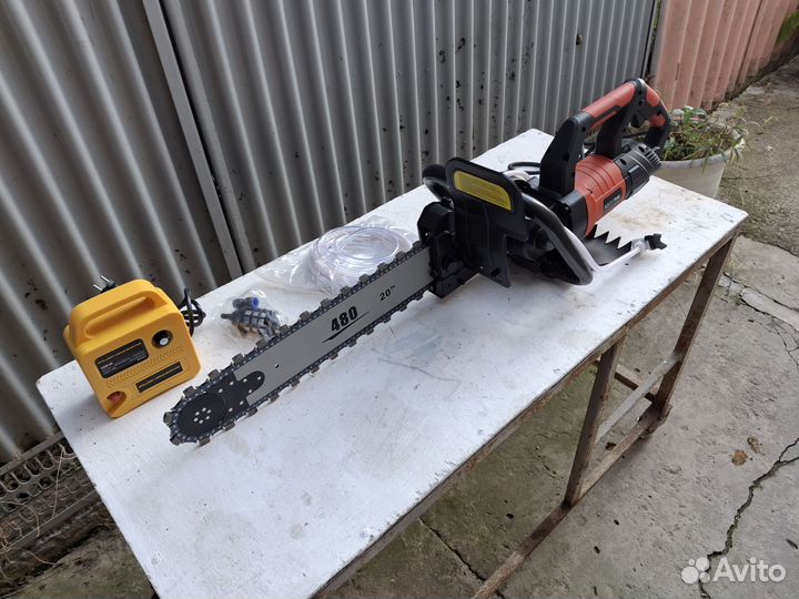 Бетонорез цепной с подачей воды