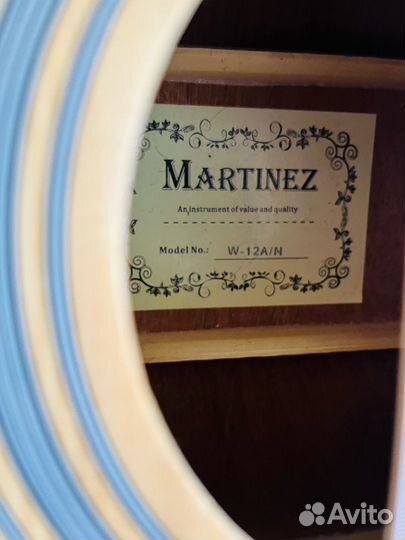 Гитара акустическая Martinez W12A/N