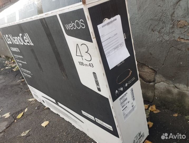 Коробка от тв LG 43 nano