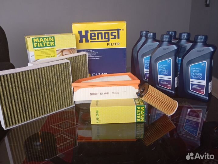 Комплект для то масло и фильтры BMW G30, G05, G06