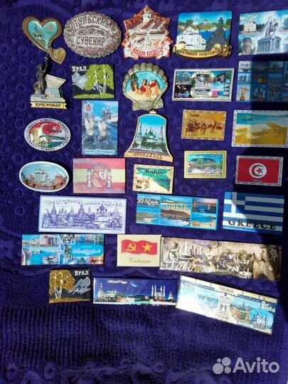 Магниты на холодильник из разных стран