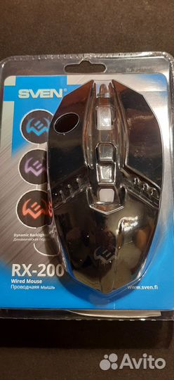Мышь игровая sven RX 200 новая