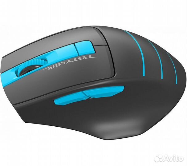 Беспроводная мышь A4Tech Fstyler FG30S, серый/сини