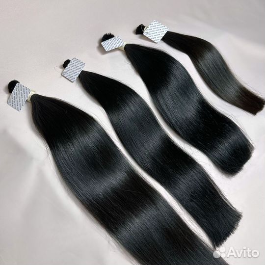 Натуральные волосы для наращивания, срезы