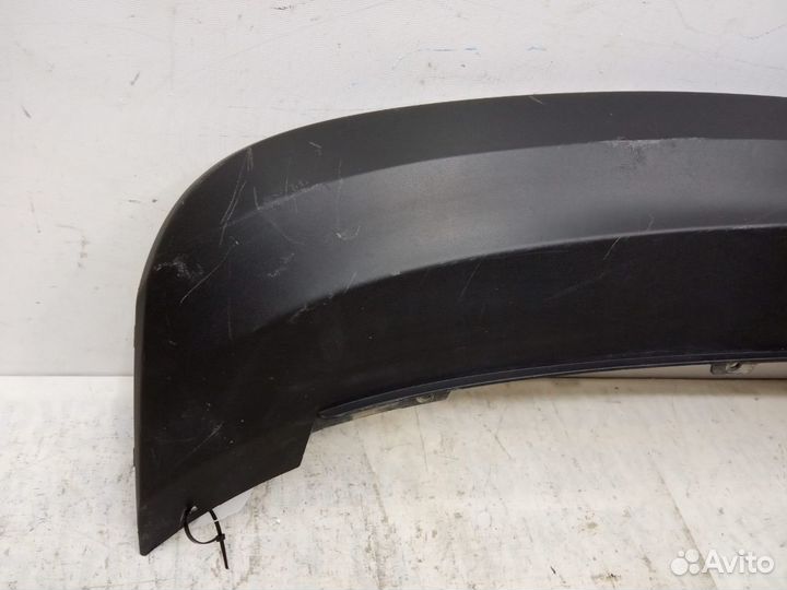 Юбка бампера задняя Skoda Rapid 2012