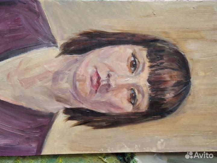 Портреты маслом, учебные работы