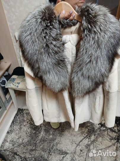 Полушубок стриженой норки