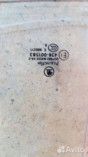 Форточка задней левой двери skoda fabia 2