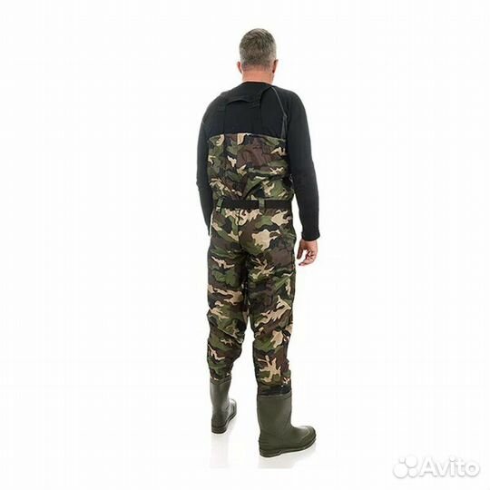 Вейдерсы higashi Waterskin Camo pvc w/felt boot (в