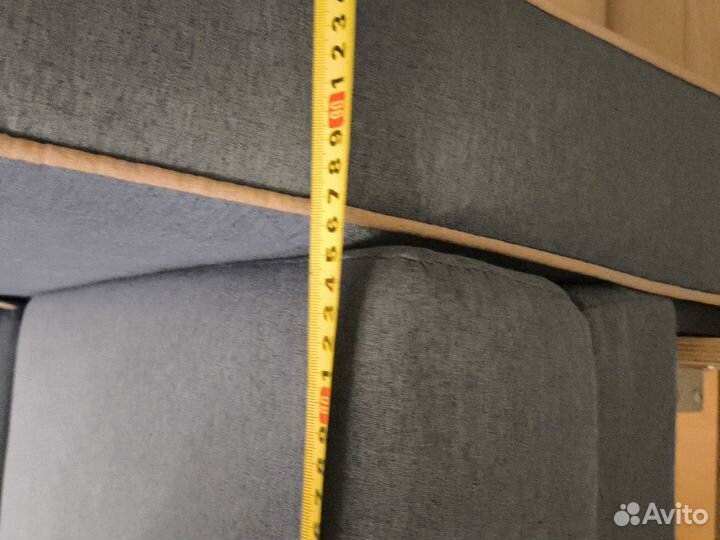 Кресло рогожка широкое синее состояние отличное