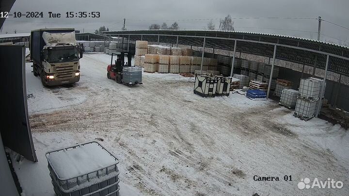 Камера видеонаблюдения с установкой