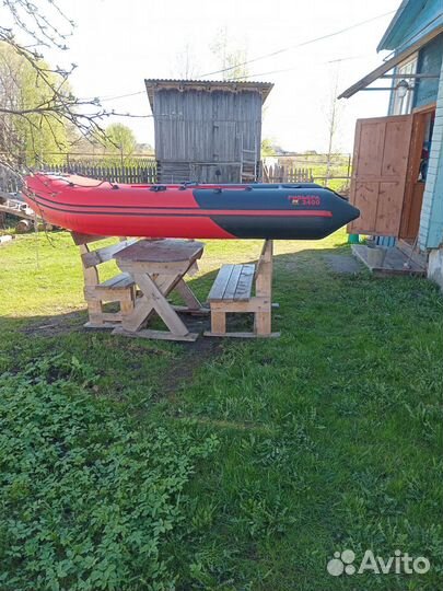 Лодка пвх бу ривьера 340 с жестким дном