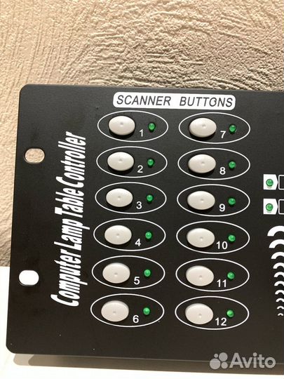 DMX контроллер «расческа» для световых приборов