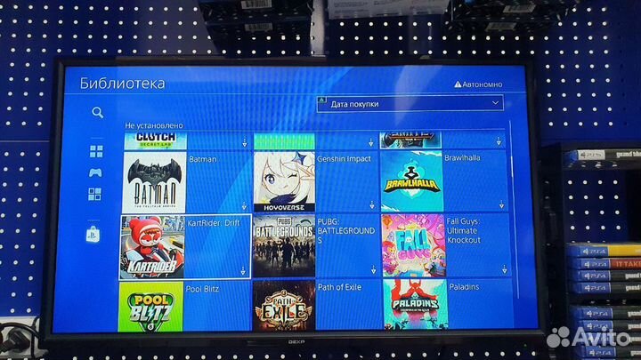 Sony PS 4 Fat + куча игр