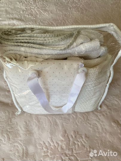 Набор для младенца (плед/пеленка/полотенце банное)